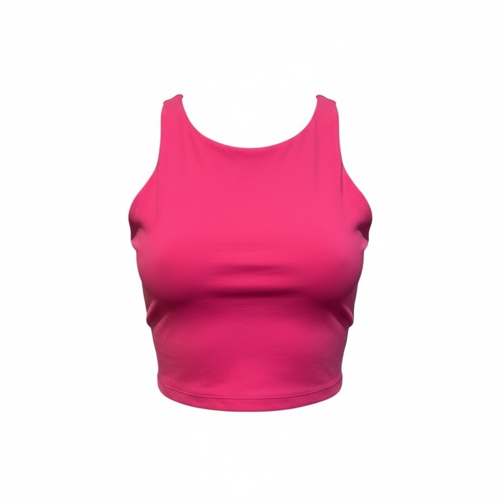 CRZ YOGA High Neck Tank Top Athletic Cropped Women Size M